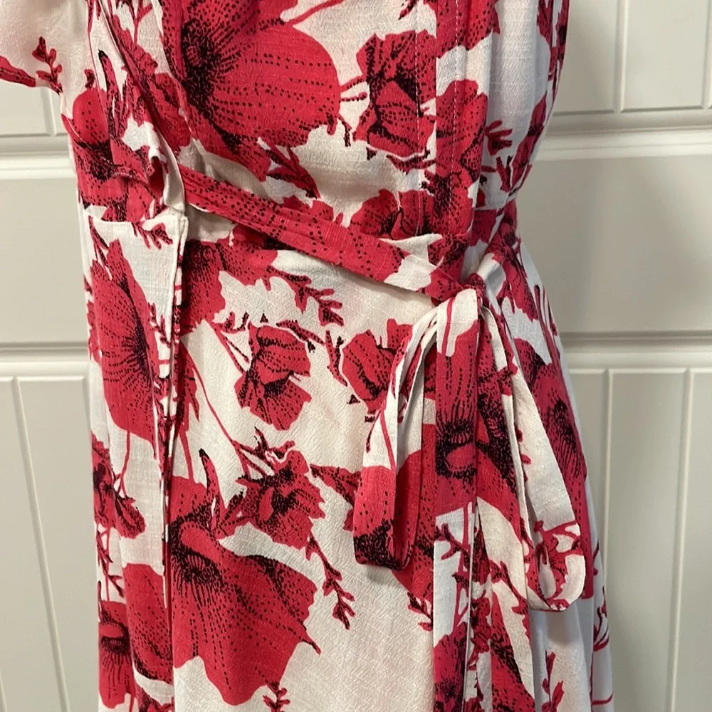 Free People French Quarter Floral Mini Wrap Dress NWOT